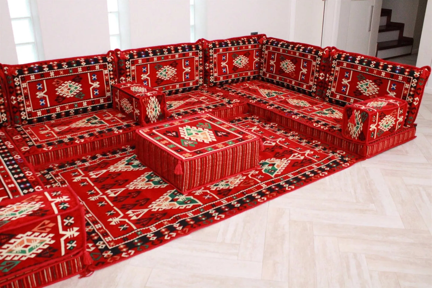 Arabic floor sofa for living room, Arabic Majlis seating, Arabic sofa, Arabic jalsa